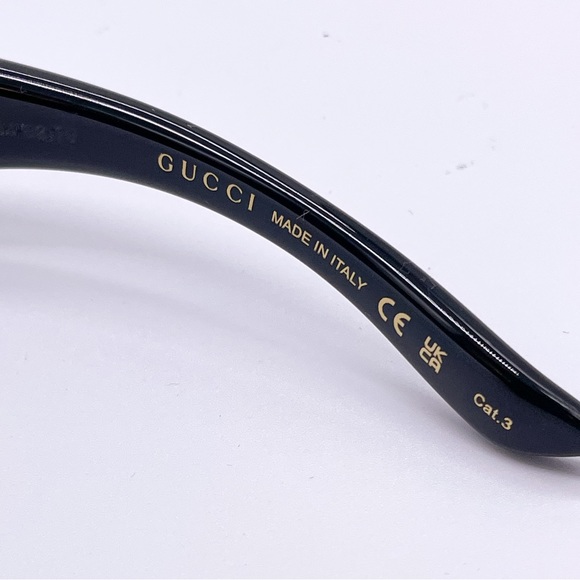 NEW GUCCI GG1492S BLACK UNISEX SHIELD SUNGLASSES GUCCI - Picture 11 of 14